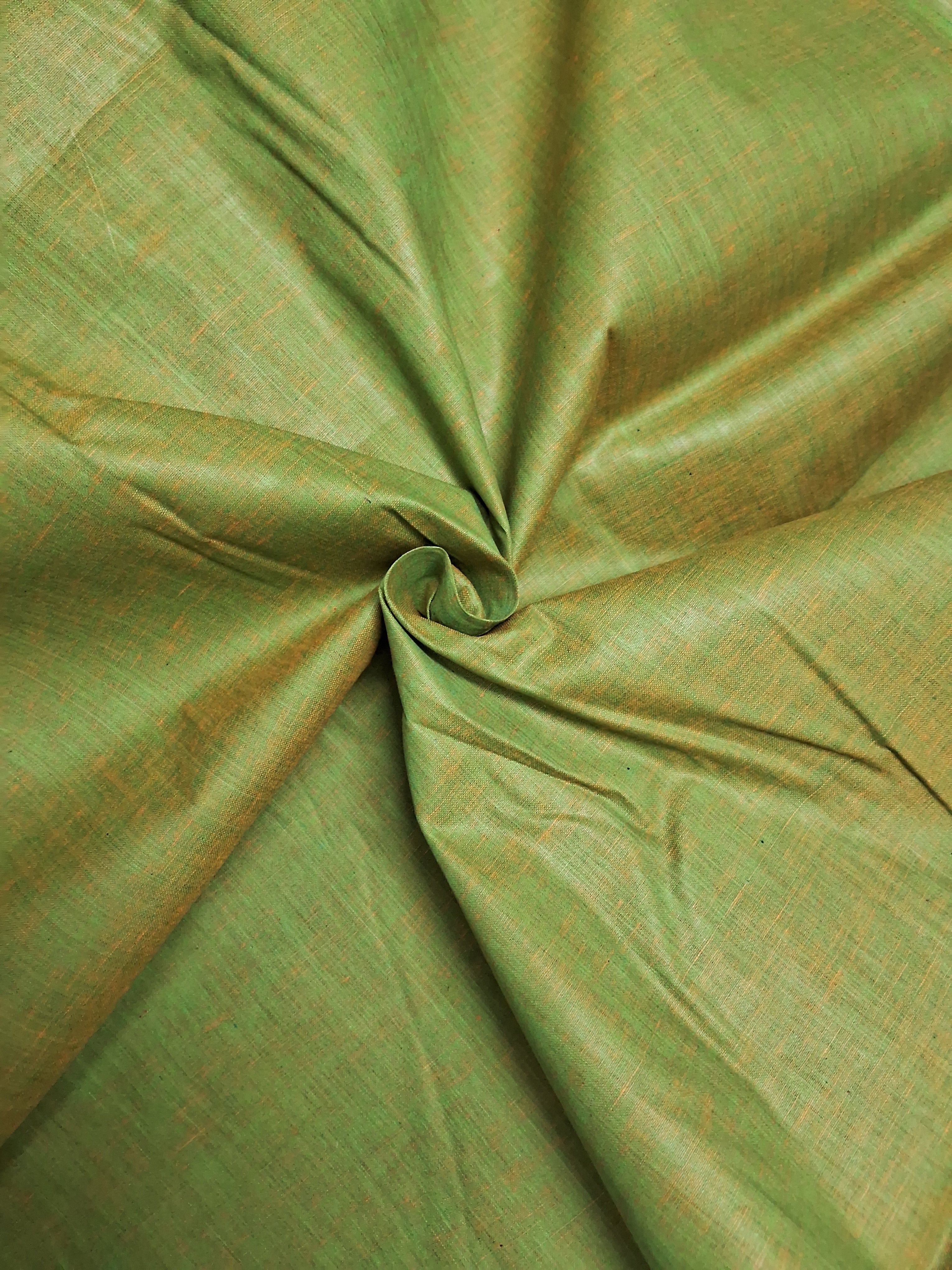 PEACOCK GREEN COLOUR COTTON ST DRESS MATERIAL FOR UNISEX