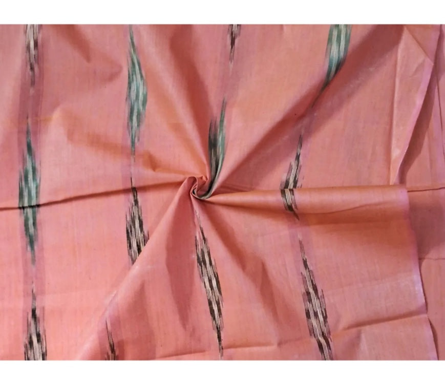 Peach or light, salmon-colored dress material for men