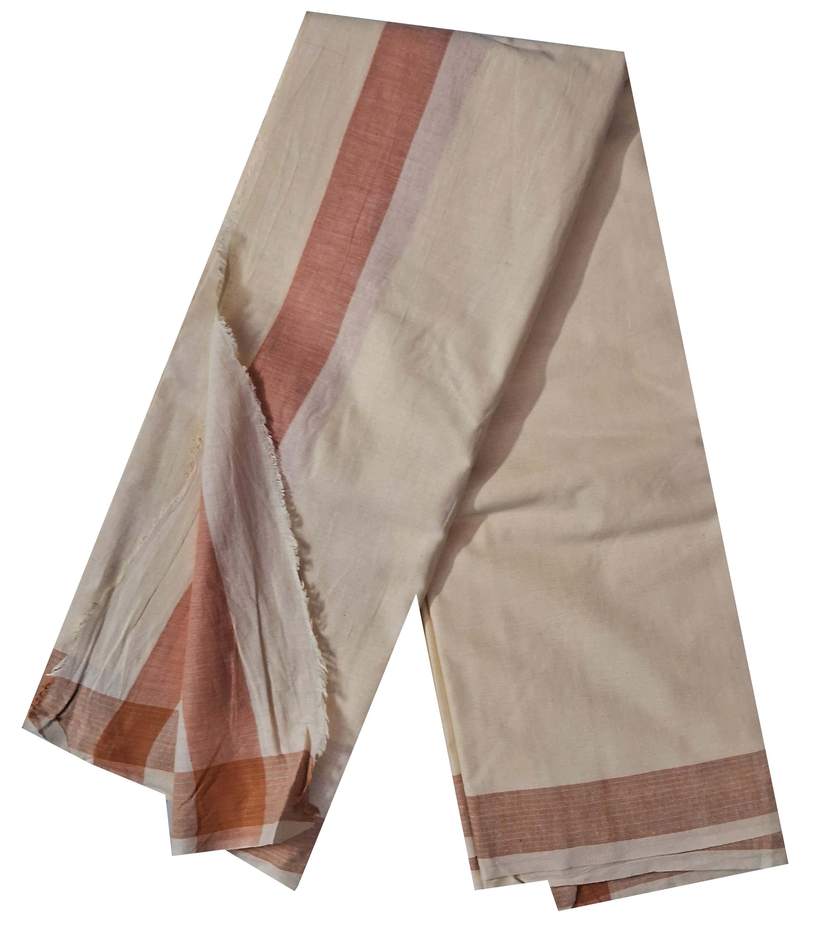 COTTON DHOTI & ANGAVASTRA SET FOR MEN